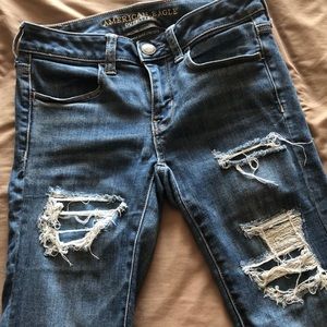American eagle distressed jeans!